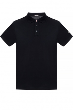 Polo with a patch and logo, zdjęcie 1 Polo with a patch and logo od Moncler